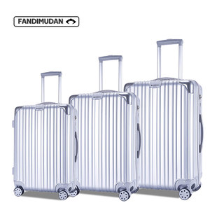 2025 moins cher de haute qualité 3 pièces ABS matériel <span class=keywords><strong>valise</strong></span> ensemble <span class=keywords><strong>4</strong></span> <span class=keywords><strong>roues</strong></span> argent fermeture éclair ensemble de bagages avec <span class=keywords><strong>roues</strong></span> pivotantes bagages à main - Product Image 1