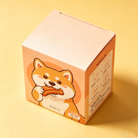 Individuell bedruckte, laminierte Papierkarton-Nährwertkarte für Hunde-Trockenfutter-Snacks – Außenverpackungsträger