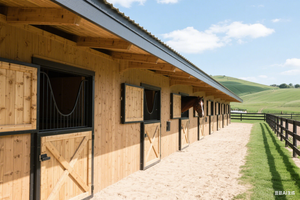 Paardenhek Met Stabiele Toegang Voor Eenvoudige Paardenbehandeling - Product Image 2