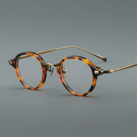 Lunettes ovales rétro uniques en acétate MS YLKMN182 pour femmes, montures bloquant la lumière bleue, monture premium, lunettes sud-américaines