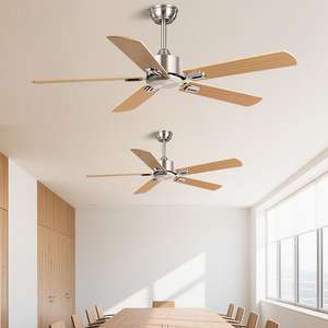 低价批发42英寸不锈钢5叶片平齐安装Bldc吊扇带遥控器 - Product Image 2