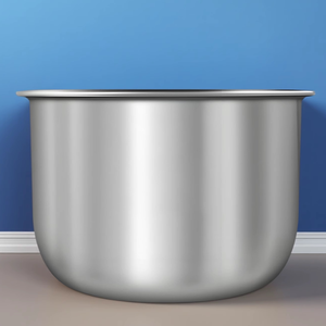 Accessoires pour <span class=keywords><strong>cuiseur</strong></span> à <span class=keywords><strong>riz</strong></span> AC072/DB071/AC071/DX071, pot intérieur en acier inoxydable, sans revêtement, 2L, source d'alimentation : aucune - Product Image 2