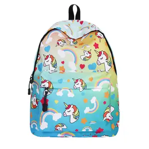 Tas punggung anak perempuan, ransel sekolah lucu Unicorn kartun taman kanak-kanak