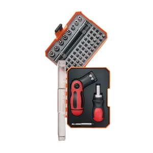 Lixin Tools 58 Piece Hand Tool <b>Set</b> <b>Screwdriver</b> <b>Bits</b> Socket <b>Set</b> Metric System Home Use Alloy Steel Tool Case - Product Image 5