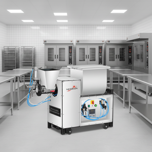 Boule de pâte et pétrin 2 en 1 Type de lame 1.5HP 1500-2000 Boules/heure Bol 2-3kg Acier inoxydable - Product Image 2