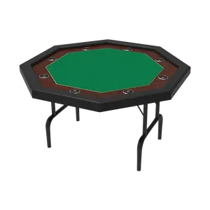 YH Portable Camping Poker Table Polygon Cheap Playing Card Table Casino Folding Poker Table