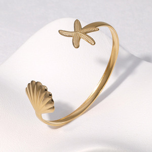 Pulsera de acero inoxidable impermeable y antideslustre para mujer, estilo europeo y estadounidense, de alta gama, que no se desvanece, estilo Cold Wind. - Product Image 2