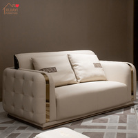 Ensemble de canapés 3+2+1 en cuir véritable de luxe, design italien, avec mousse haute densité pour salon haut de gamme