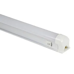 Luminária led t8 com suporte integrado, lâmpada fluorescente com interruptor capa 220vdc36v, iluminação de linha de montagem