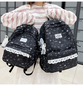 Mochila simple para estudiantes, bolso de hombro duradero y resistente al desgaste para el estudio diario en el campus y viajes - Product Image 2