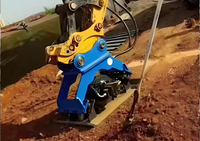 Compacteur à plaques vibrantes pour excavatrice REBET personnalisable, OEM ODM, haute productivité, compacteur de sol hydraulique, direct usine, CE
