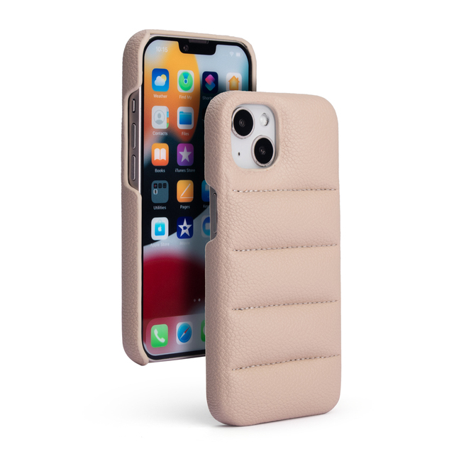 Puffer Phone Case for iPhone 17 Pro Max Down Jacket Leather Phone Cases for iPhone 17 Pro Max