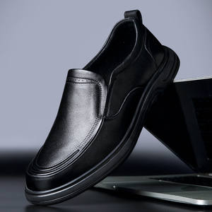 Zapatos de Vestir de Cuero con Cordones Cuadrados para Hombre, de Piel de Vaca de Alta Calidad, Transpirables, Ligeros, Antideslizantes, Talla Grande, para Bodas, 2025 - Product Image 2