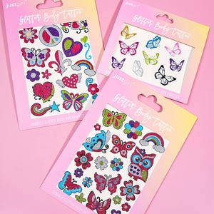<span class=keywords><strong>Tatuaggi</strong></span> a mano per bambini temporanei impermeabili personalizzati per bambini adesivi Body Face arte Glitter farfalla bambini - Product Image 5