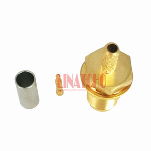 Rg174 rg316 <span class=keywords><strong>lmr100</strong></span> uốn nữ <span class=keywords><strong>SMA</strong></span> micro-strip RF nối đảo ngược cắm loại - Product Image 5