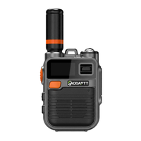 Radio bidirectionnelle portable GaodaPTT 4G Walkie Talkie K3 avec coque en zinc, petit format, interphone POC mondial, double SIM, lampe torche LED, application Gxin
