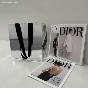 Hợp thời trang gương bạc thẻ tùy chỉnh in logo thương hiệu khuyến mãi quần áo sang trọng bán lẻ Quà Tặng mua sắm đồ trang sức túi giấy - Product Image 4