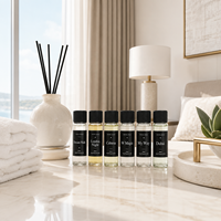 Ensemble d'aromathérapie carré minimaliste moderne, huile parfumée végétale pour hôtel, maison fraîche, chambre à coucher, parfum longue durée pour bureau