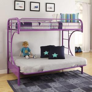 <span class=keywords><strong>Lit</strong></span> superposé en métal avec <span class=keywords><strong>futon</strong></span>, pour chambre à coucher, maison et école, facile à assembler - Product Image 2