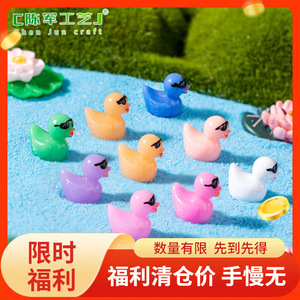 Los Más Vendidos de Weij: Gafas de Sol con Micropaisaje de Musgo, Figuras de Patitos Amarillos, Decoración Colgante DIY - Product Image 2