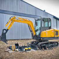 Excavator Mini 2,5 Ton Buatan China Dengan Bucket Kecil dan Kabin untuk Penggunaan Rumah Tangga Harga Excavator Mini Excavator Mini Hidrolik