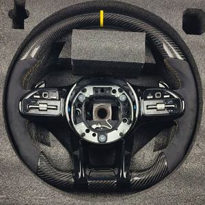 Volante Deportivo Personalizado para <span class=keywords><strong>Mercedes</strong></span> Benz <span class=keywords><strong>Clase</strong></span> A, GLA, B, GLB, C, GLC, <span class=keywords><strong>E</strong></span>, GLE, CLS 2023 - Product Image 2