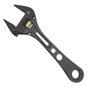 Fujiya Clé à molette professionnelle à ouverture à large mâchoire Capacité 38mm Combinaison polyvalente Fonction à cliquet Trou de cordon de sécurité - Product Image 1