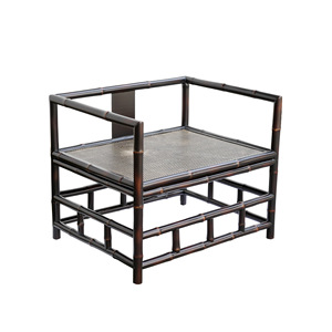 Bamboo Ming Style Zen <b>Chair</b> Antique Living Room <b>Chair</b> For Tea Room And Office Use - Product Image 5