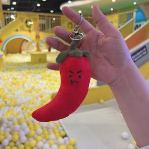 Mini Plushie Peluches Búp Bê Tỏi Hành Tây Ý Sừng Ớt Đỏ Ớt Keychain Dễ Thương Rau Sang Trọng Đồ Chơi Nhồi Bông Cho Trẻ Em Quà Tặng - Product Image 3