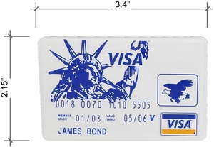 5 Cái Thép Không Gỉ Thợ Khóa Công Cụ Chọn Ví Kích Thước Thẻ Tín Dụng Loại Bỏ Móc Khóa Extractor Khóa Chọn Set Cho James Bond - Product Image 3