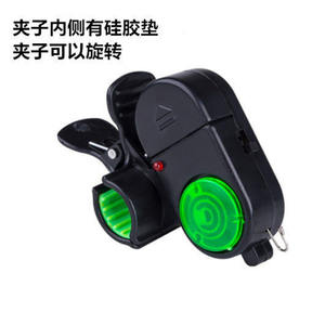 Sonnette d'alarme à pince en fer pour cannes à pêche en mer, alimentée par batterie, en plastique, avec capteur intelligent anti-chute, dispositif d'alerte pour la pêche en mer et en roche - Product Image 3