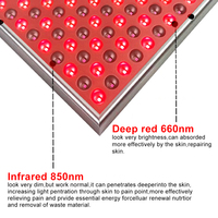 Shanglaite Offre Spéciale Panneau de Photothérapie LED de Bureau à Domicile 660nm 850nm Appareil de Thérapie par Lumière Rouge pour Soulagement de la Douleur Compatible Prise US