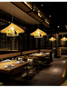 <b>Modern</b> Style Handmade Wooden Pendant Light and <b>Chandelier</b> for Living Room and Teahouse Project Installation Home Decoration - Product Image 5