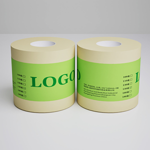 Pulpa de bambú natural personalizada sin blanquear cómodo rollo de papel sanitario desechable - Product Image 3