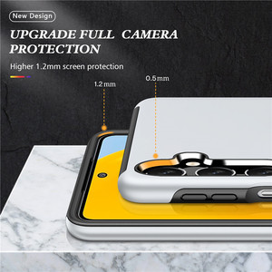 Venta al por mayor soporte de anillo soporte de coche soporte de teléfono mate 2 en 1 cubierta de teléfono híbrido para <span class=keywords><strong>Samsung</strong></span> <span class=keywords><strong>Galaxy</strong></span> A24 A34 A54 F14 <span class=keywords><strong>F54</strong></span> 5G - Product Image 5