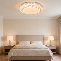 Plafonnier LED moderne pour chambre à coucher avec luminosité réglable et économie d'énergie