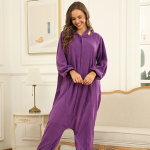 Tutine Private Label tuta da donna <span class=keywords><strong>elegante</strong></span> pigiama 2025 donna Loungewear Onsies tutina per adulti - Product Image 4