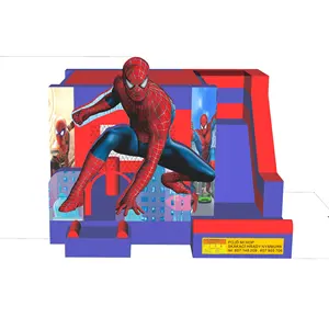 commercial grade inflatable jumping spiderman bouncy castle game with best quality