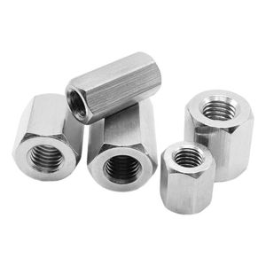 Оцинкованная длинная Шестигранная гайка из нержавеющей стали - Product Image 2