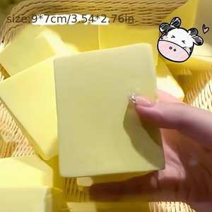 ยางนุ่มรูปทรงอิฐนม หอมกลิ่นนม คืนรูปช้า บีบง่าย คลายเครียดได้ดี - Product Image 3