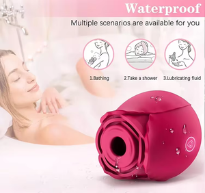Vibratore Impermeabile a Forma di Rosa 2024 per Donne con Funzione di Succhiamento Maschile Stimolatore Clitorideo Facile da Usare Giocattolo Sessuale Vibrante - Product Image 4