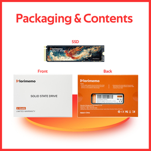 Aksesoris Komputer Desktop Glorimemo PCIe 5.0 Internal SSD M.2 2280 1TB/2TB/4TB 12000MB/s Kecepatan Baca/Tulis Garansi 3 Tahun Grosir - Product Image 5