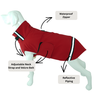 ชุดกันฝนสำหรับสัตว์เลี้ยงเนื้อนิ่มป้องกันหิมะและลมวัสดุทนทานผลิตในตุรกี - Product Image 5