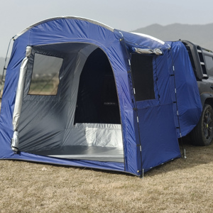 Tente de hayon de voiture, tente de camping <span class=keywords><strong>pour</strong></span> 2 personnes <span class=keywords><strong>pour</strong></span> SUV, <span class=keywords><strong>auvent</strong></span> de voiture imperméable en Oxford 210D avec moustiquaires <span class=keywords><strong>pour</strong></span> les voyages en plein air, le camping - Product Image 5