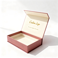 Boîte en carton magnétique personnalisée pour cadeau avec rabat magnétique, emballage en papier rigide écologique, boîte pliable