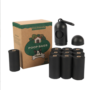 Vente en gros d'usine de sacs à caca pour animaux de compagnie professionnels avec logo personnalisé disponible en matériau écologique à teintes multiples - Product Image 1