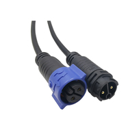 DSD impermeable 3pin M20 conector autoblocante 2-5 núcleo macho y hembra 2-5 núcleo 3pin M20 conector impermeable