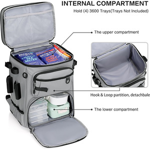 Nueva llegada reutilizable logotipo personalizado impreso portátil a prueba <span class=keywords><strong>de</strong></span> fugas aislado refrigerador mochila <span class=keywords><strong>bolsa</strong></span> para acampar al aire libre Picnics poliéster - Product Image 2