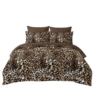 Juego de Ropa de Cama con Estampado de Leopardo, Diseño Atrevido, para Envío Directo en la UE, 3 Piezas - Product Image 1
