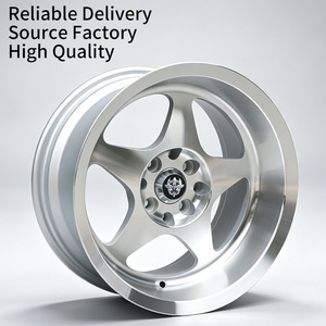 Rines de Aleación para Auto FLowtone Wheel Factory, Personalizados, 15x8 ET0, Acabado Mecanizado, 4x100 4x114.3, Multi PCD, para Sedán Compacto - Product Image 1